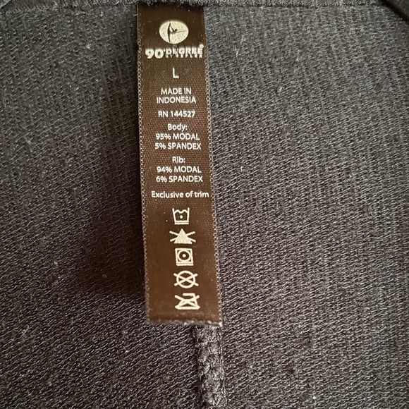 90 Degree By Reflex Black Cardigan - Picture 2 of 5